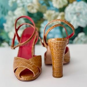 Beverly Feldman Love & Desire Ankle Strap Size 9 Shoes